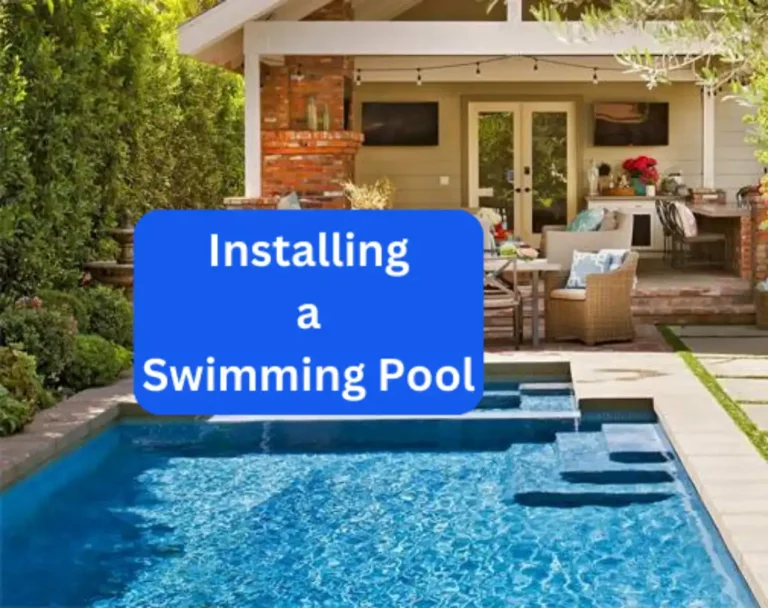 installing a swimming pool