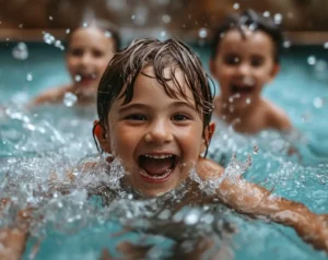 best age to start swim is as a kid with joy and happiness