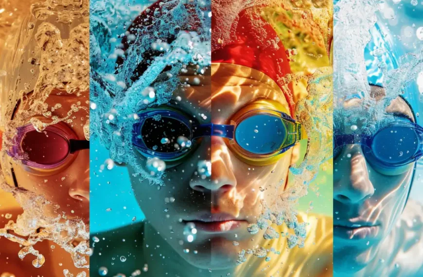 4 different swimming strokes