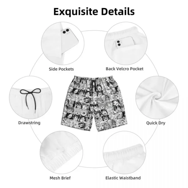 Anime Swim Trunks