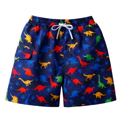 BAOHULU-Kids-Swimsuit-Teens-Swim-Shorts-Cartoon-Print-Swimming-Trunks-Boys-Summer-Swimwear-Beach-Shorts-Surfing Kids Swim Trunks