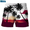 Hawaiian Swim Trunks Coconut Tree