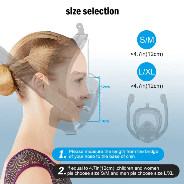 Full-Face-Snorkel-Mask-180-Panoramic-View-Silicone-Dry-Top-Snorkeling-Diving-Swimming-Goggles-With-2-5 Premium Full Face Snorkel Mask