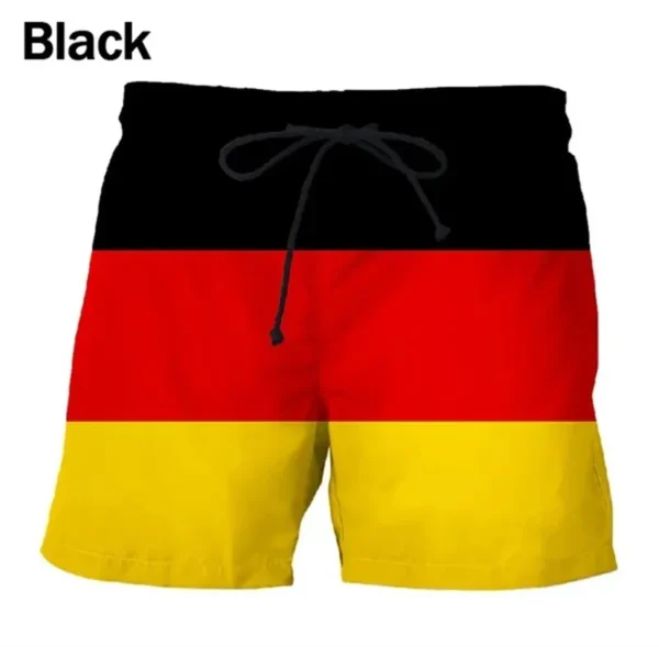 Germany-USA-UK-Flag-Beach-Shorts-Men-3D-Printing-Board-Shorts-Swimsuit-homme-2023-Summer-Hawaii-2 Country Swim Trunks