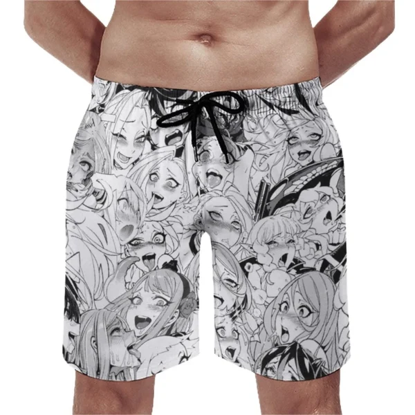 Hentai-Men-s-Beach-Shorts-Quick-Dry-Swim-Trunks-3D-Printed-Summer-Short-Pants-With-Pocket-3 Hentai Swim Trunks