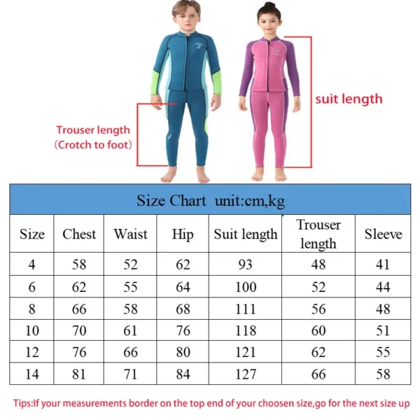 Diving Suits Kids