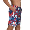 Red White And Blue Swim Trunks