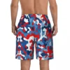 Red White And Blue Swim Trunks