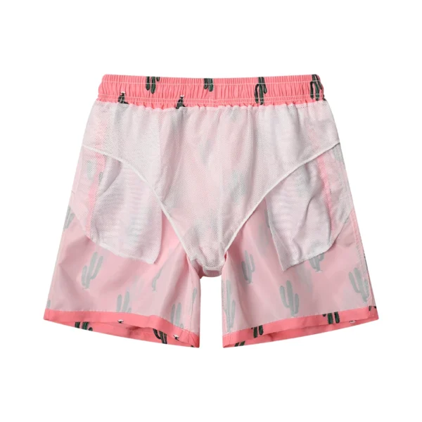 Pink Swim Trunks