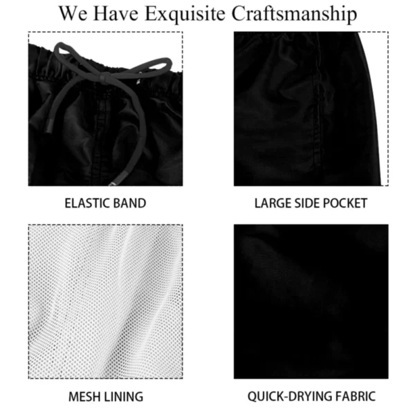 Mens-Swimming-Shorts-Swimwear-Swimming-Sharks-Navy-Print-Men-Trunks-Swimsuit-Beach-Wear-Boardshorts-5 Shark Swim Trunks