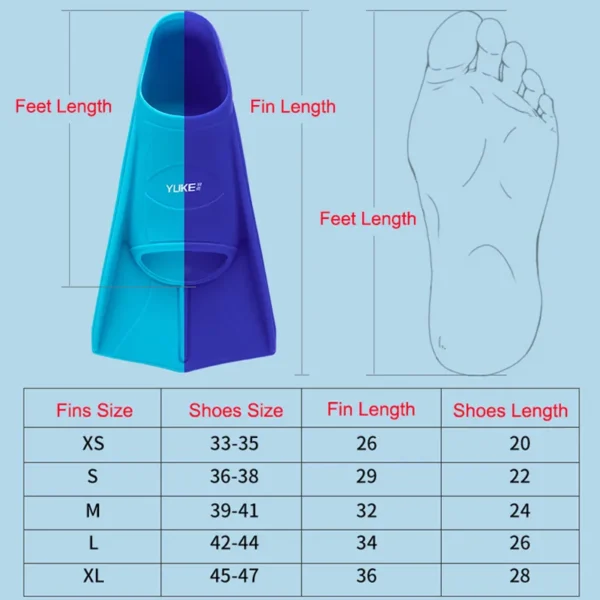 Silicone Swim Fins