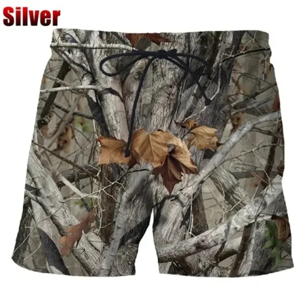 Summer-New-3d-Camouflage-Printed-Men-s-Shorts-Funny-Fashion-Casual-Personality-Cool-Natural-Scenery-Beach-1 Camouflage Swim Trunks