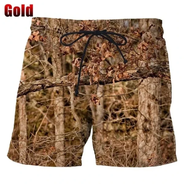 Summer-New-3d-Camouflage-Printed-Men-s-Shorts-Funny-Fashion-Casual-Personality-Cool-Natural-Scenery-Beach-3 Camouflage Swim Trunks