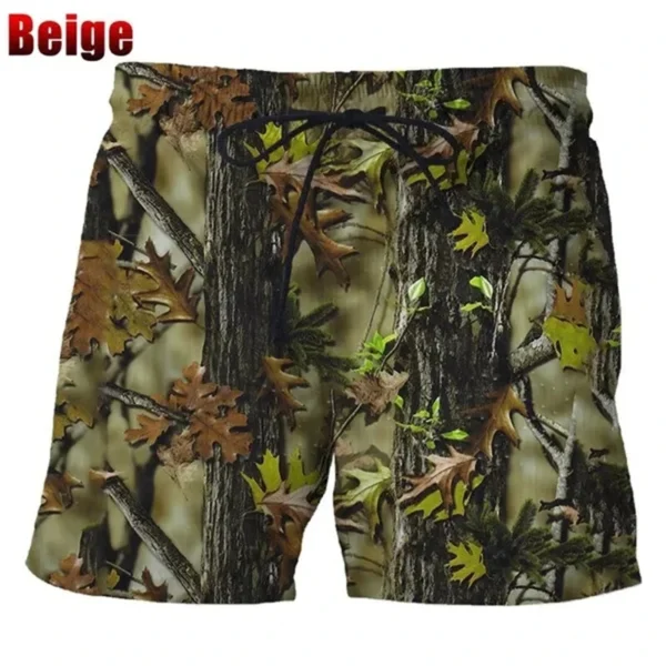 Summer-New-3d-Camouflage-Printed-Men-s-Shorts-Funny-Fashion-Casual-Personality-Cool-Natural-Scenery-Beach-5 Camouflage Swim Trunks