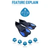 Swim-Flippers-Diving-Fins-Snorkeling-Diving-Swimming-Fins-Women-Men-Water-Sports-Submersible-Foot-Flippers-3 Zoomers Swim Fins