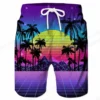 Mens Hawaiian Swim Trunks