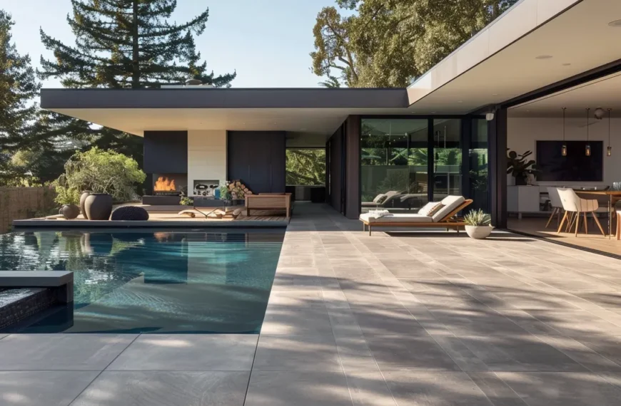 Modern Concrete Pool Deck 2024: 20+ Designs You Will Love