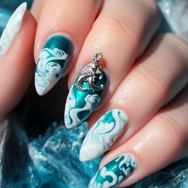 swimmR - We Are Swimming 312 25+ Aesthetic Sea Witchery Nails You Will Adore