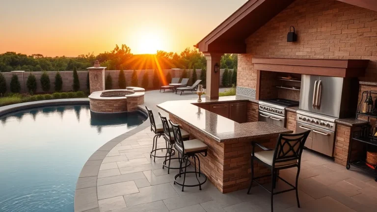 15 Stunning Pool House Kitchen Designs That'll Make You Want to Dive Right In! 3 image 1