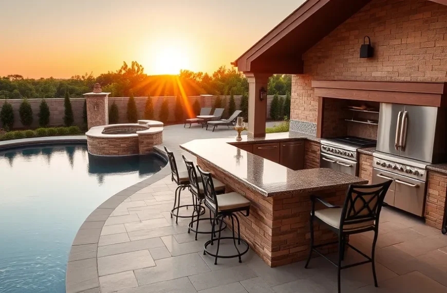 swimmR - We Are Swimming 70 15 Stunning Pool House Kitchen Designs That’ll Make You Want to Dive Right In!