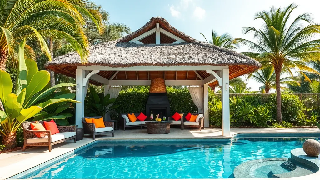 22 Pool House Cabana Ideas That Will Make Your Summer Unforgettable! 1 image 4
