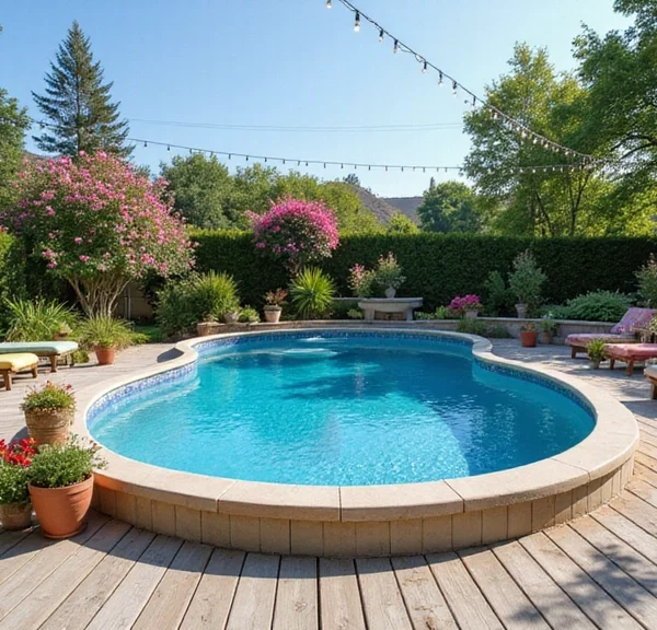 swimmR - We Are Swimming 12 25 Creative Above Ground Pool Deck Ideas for the Ultimate Summer Hangout (You Won’t Believe #9!)