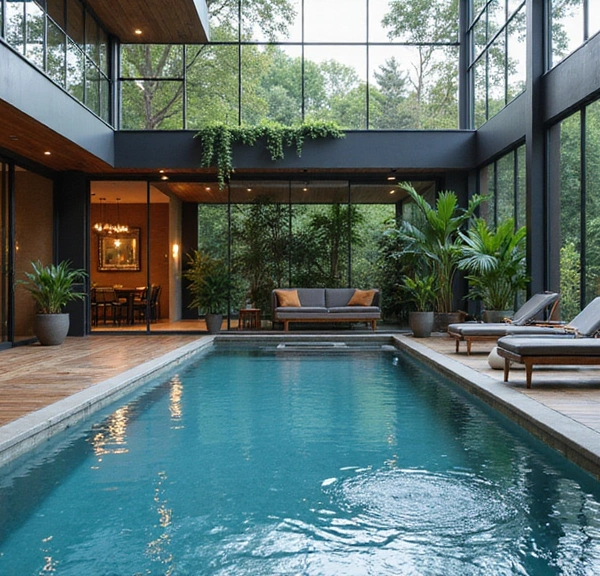 15 Indoor Pool Concepts for Modern Homes