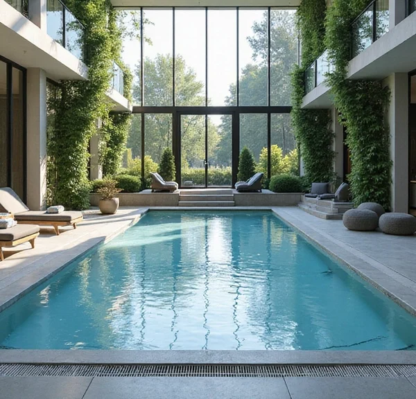 swimmR - We Are Swimming 4 Indoor Swimming Pool Designs for a Quiet Luxury Feel