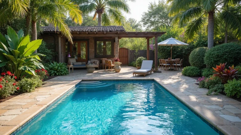 15 Stunning Backyard Pool Landscaping Ideas That Will Make You Want to Dive Right In 13 image 7