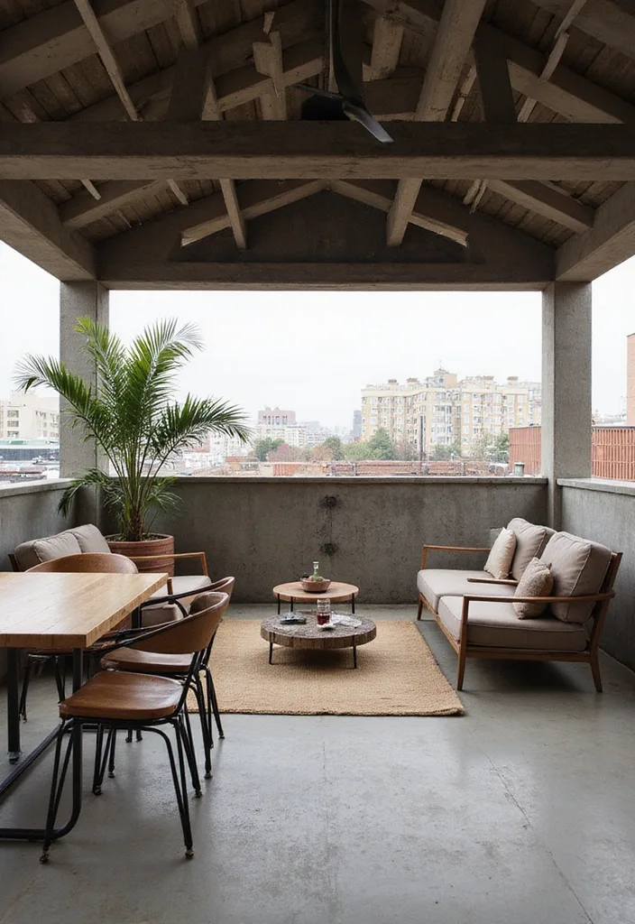 21 Dreamy Backyard Pool Cabana Designs for the Ultimate Summer Retreat (Check Out #12!) - 10. Industrial Chic Cabana