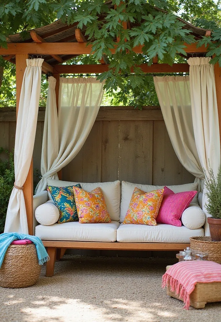 21 Dreamy Backyard Pool Cabana Designs for the Ultimate Summer Retreat (Check Out #12!) - 21. Seasonal Decor Cabana