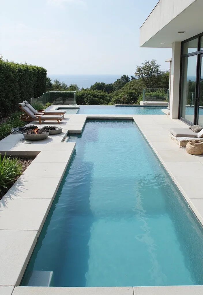 25 Luxurious Backyard Pool Designs You Have to See to Believe! - 2. Modern Minimalism