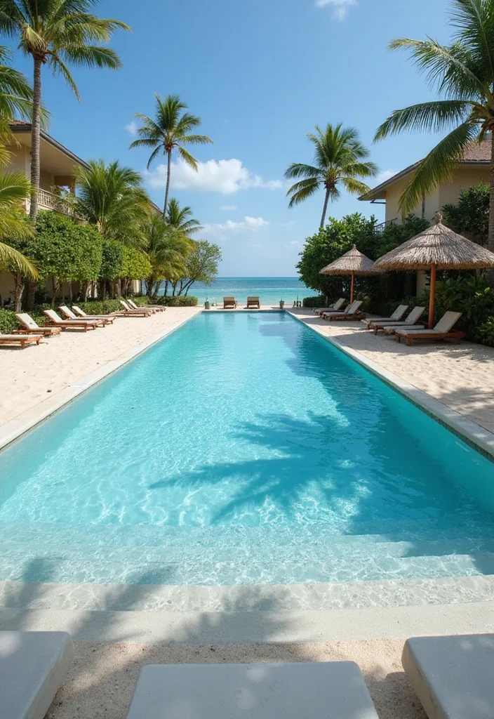 25 Luxurious Backyard Pool Designs You Have to See to Believe! - 13. Beach Entry Pools