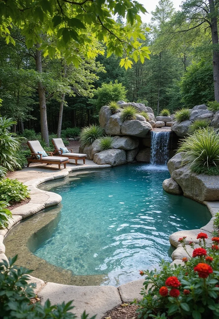 15 Stunning Backyard Pool Ideas That'll Transform Your Summer Paradise (You Won't Believe #8!) - 7. Natural Lagoon Pool