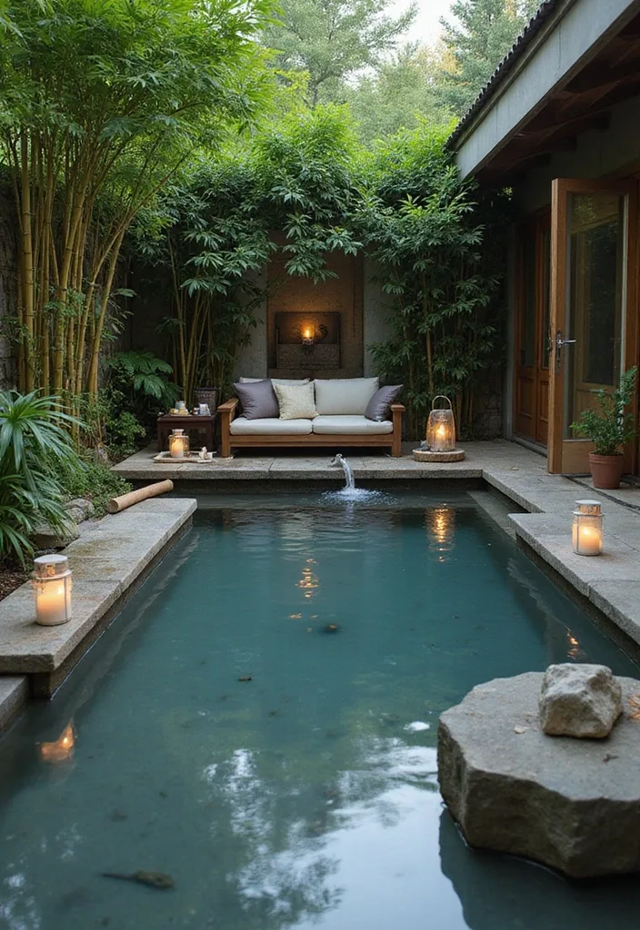 15 Stunning Backyard Pool Ideas That'll Transform Your Summer Paradise (You Won't Believe #8!) - 11. Zen Pool Retreat