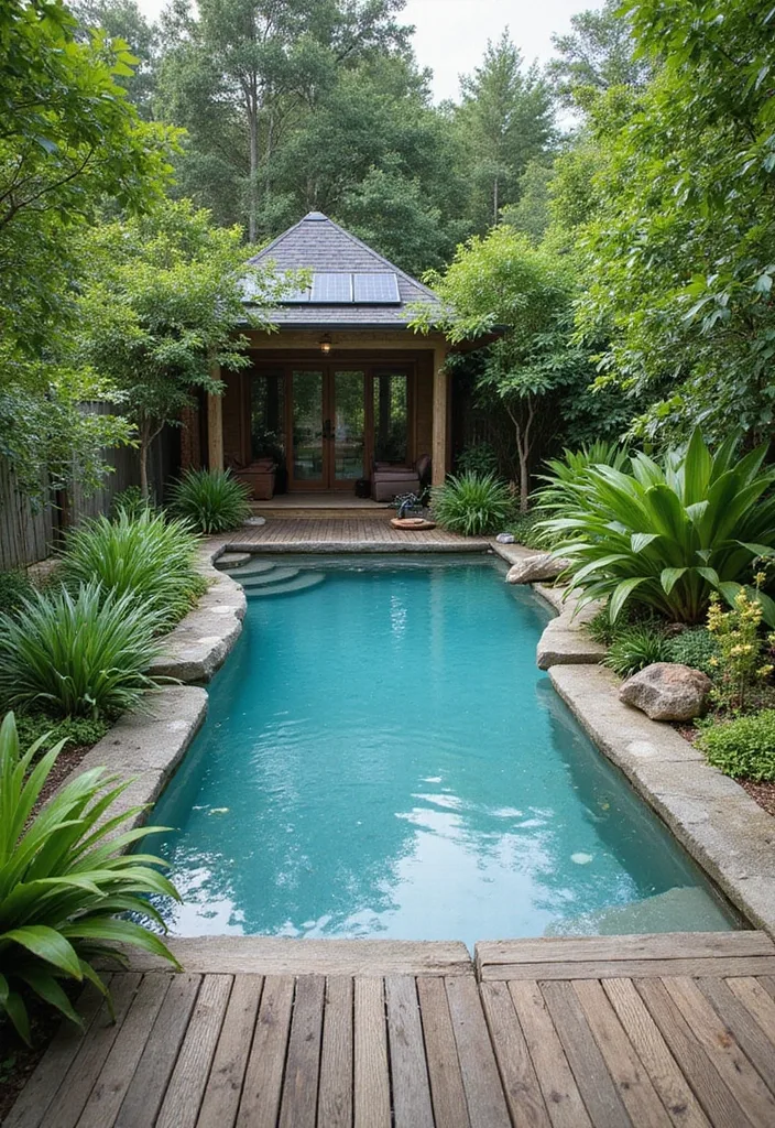 15 Stunning Backyard Pool Ideas That'll Transform Your Summer Paradise (You Won't Believe #8!) - 13. Eco-Friendly Pool Design