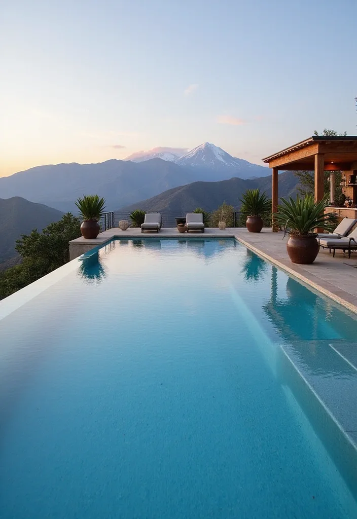 15 Luxurious Glass Pool Ideas for Modern Homes 2 15 Luxurious Glass Pools That Redefine Modern Living (You Won't Believe #9!) - 1. Infinity Edge Glass Pool