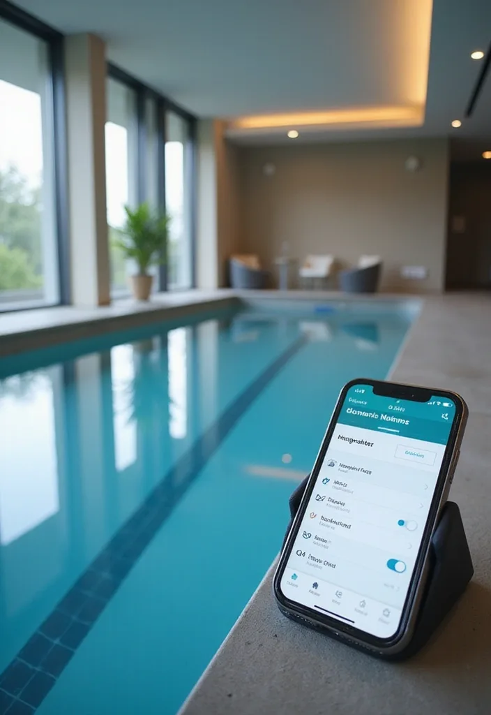 15 Indoor Pool Concepts That'll Elevate Your Home Decor to a Whole New Level! - 11. Smart Tech Pool