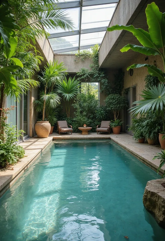15 Indoor Pool Concepts That'll Elevate Your Home Decor to a Whole New Level! - 9. Eco-Friendly Pool