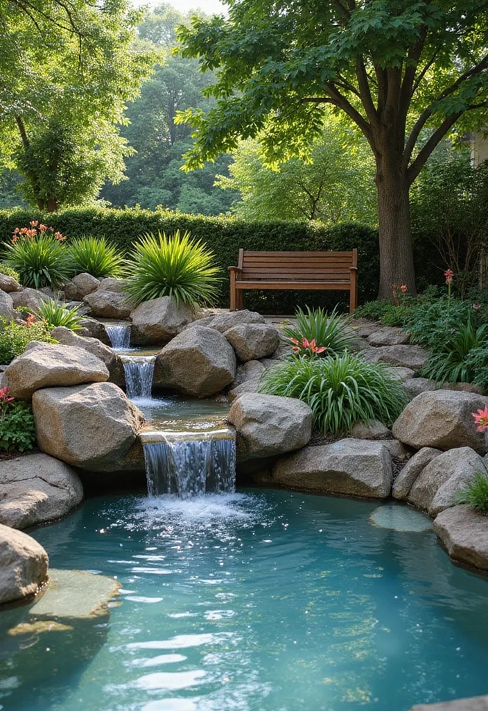 15 Natural Swimming Pool Designs for Backyard Inspiration 2 15 Stunning Natural Swimming Pool Designs That Will Make Your Backyard a Paradise! - 1. The Rock Garden Pool