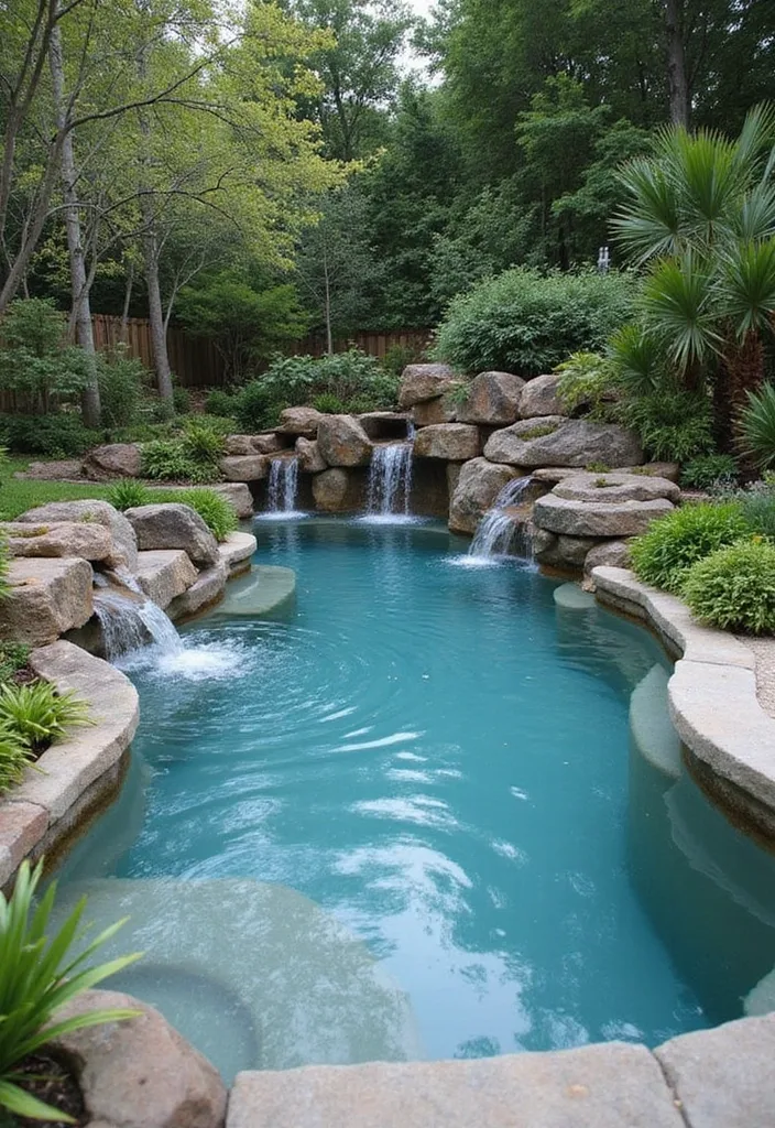 15 Natural Swimming Pool Designs for Backyard Inspiration 13 15 Stunning Natural Swimming Pool Designs That Will Make Your Backyard a Paradise! - 12. The Natural Spa