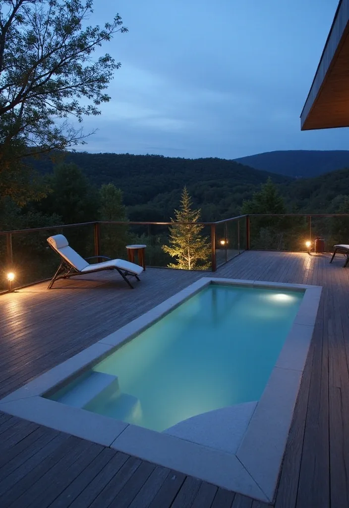 21 Stunning Plunge Pool Ideas for Small Yards 3 21 Stunning Plunge Pools for the Ultimate Relaxation Experience (Wait Until You See #11!) - 2. Modern Minimalist Plunge Pool