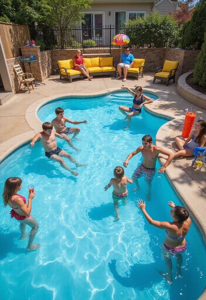 21 Stunning Plunge Pool Ideas for Small Yards 17 21 Stunning Plunge Pools for the Ultimate Relaxation Experience (Wait Until You See #11!) - 16. Family-Centric Plunge Pool