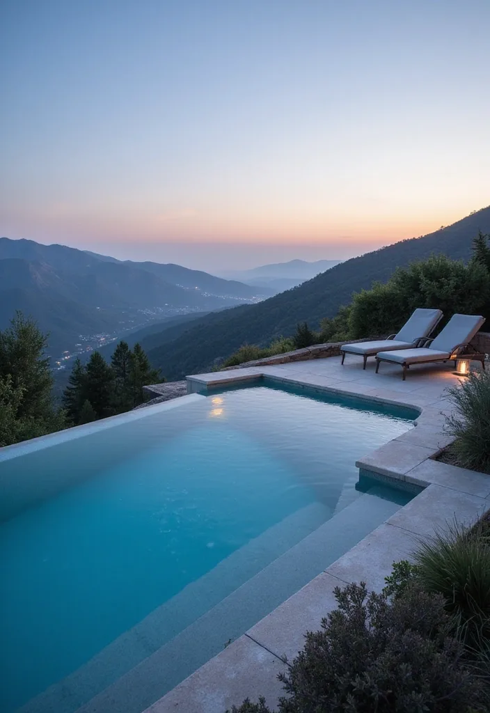 21 Stunning Plunge Pool Ideas for Small Yards 5 21 Stunning Plunge Pools for the Ultimate Relaxation Experience (Wait Until You See #11!) - 4. Infinity Edge Plunge Pool