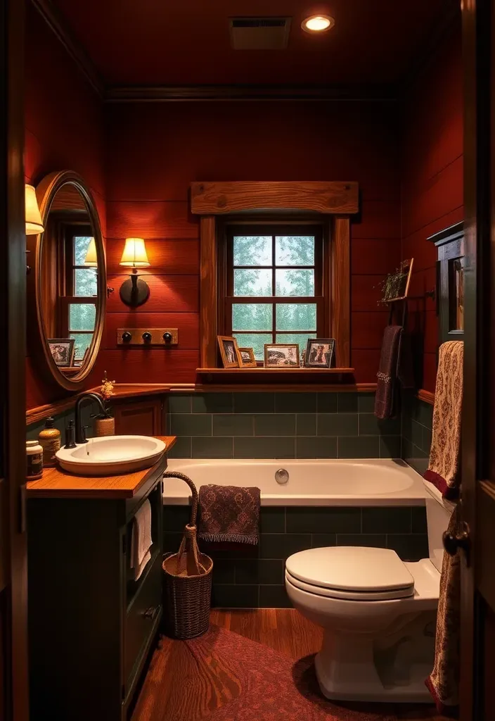 21 Gorgeous Pool House Bathroom Ideas You’ll Want to Dive Into! - 19. Cozy and Welcoming