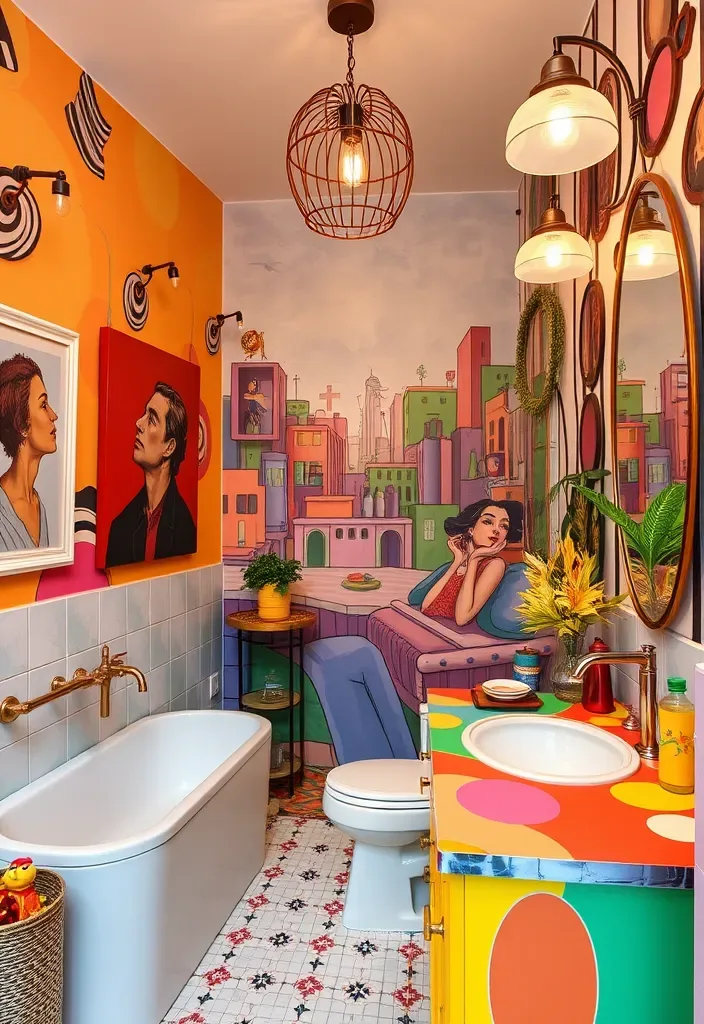 21 Gorgeous Pool House Bathroom Ideas You’ll Want to Dive Into! - 11. Creative Accents