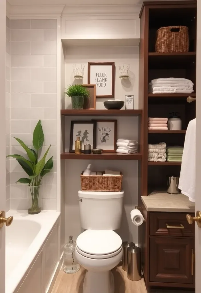 21 Gorgeous Pool House Bathroom Ideas You’ll Want to Dive Into! - 18. Tailored Storage Solutions