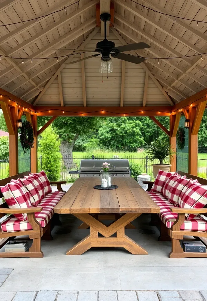 22 Pool House Cabana Ideas That Will Make Your Summer Unforgettable! - 8. Farmhouse Fun