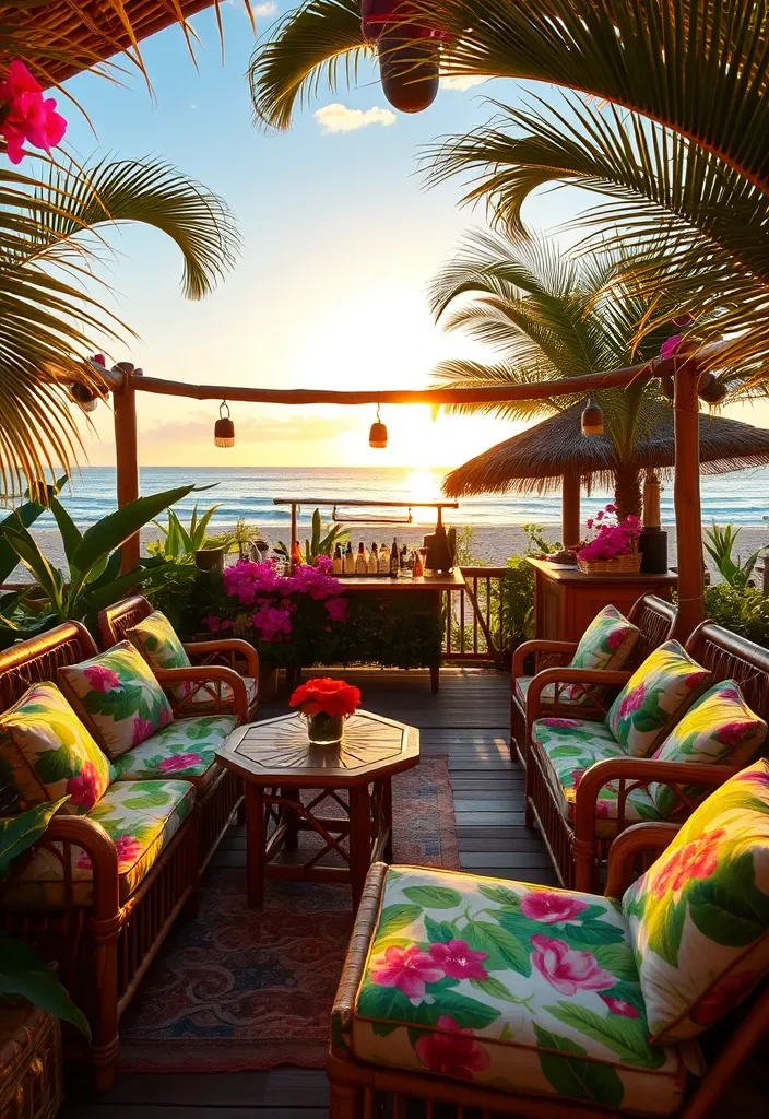 22 Pool House Cabana Ideas That Will Make Your Summer Unforgettable! - 2. Tropical Paradise