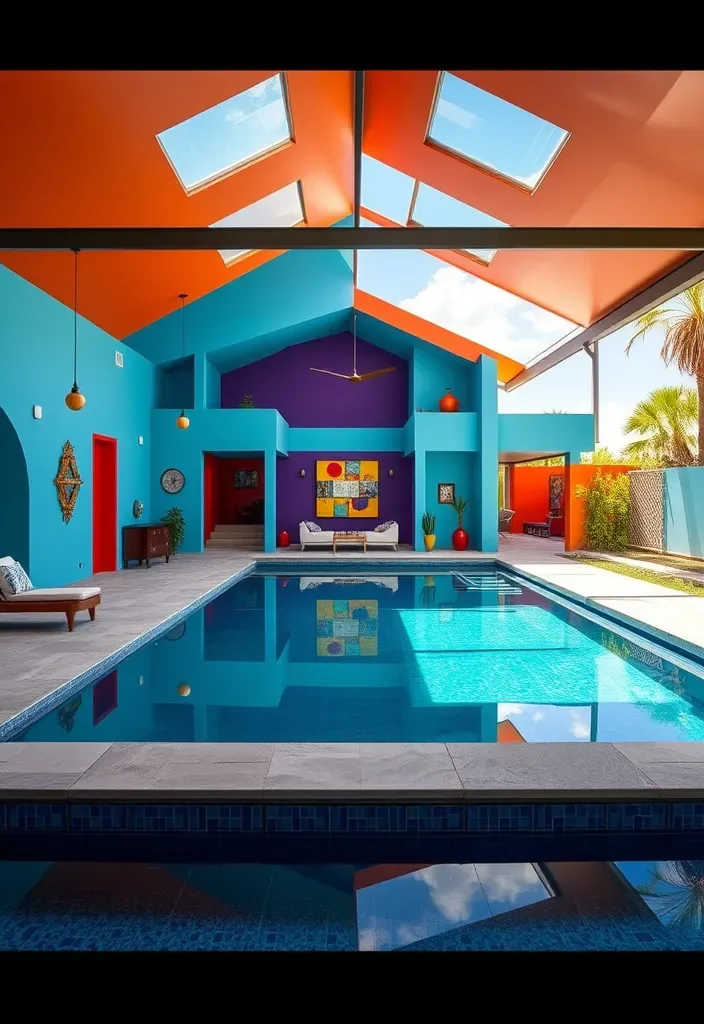 20 Pool House Design Ideas for Backyard Inspiration 22 21 Stunning Pool House Designs That Will Make Your Backyard the Envy of the Neighborhood! - 21. Artistic Expression